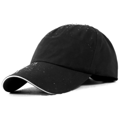Cappuccio da baseball impermeabile nero bianco con guinzaglio regolabile secca veloce fino a 50 + cappelli da baseball sportivi
