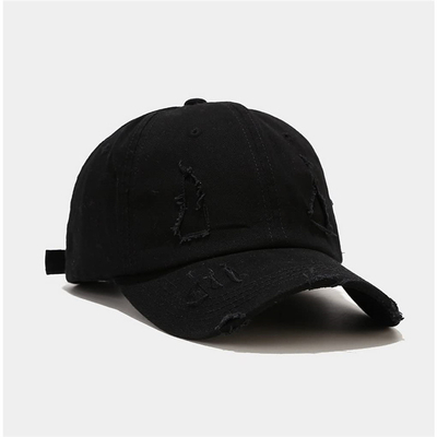 Cappello da baseball regolabile personalizzato, cappello da papà in bianco.