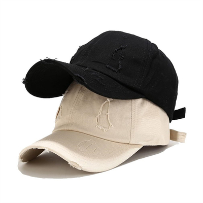 Cappello da baseball regolabile personalizzato, cappello da papà in bianco.