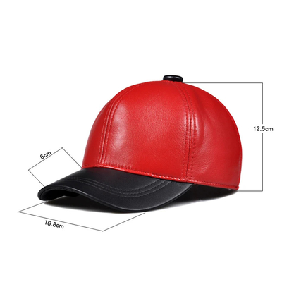 Constructed Front Panel 6 Panel Baseball Cap con sweatband di cotone e 6 occhiali