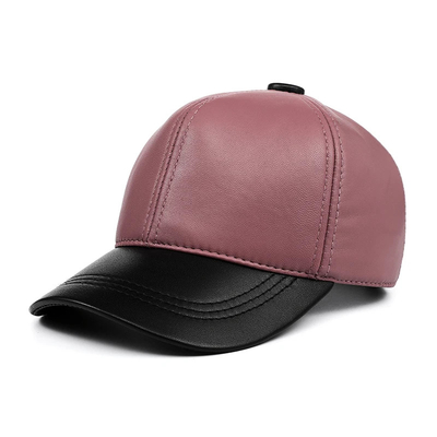 Constructed Front Panel 6 Panel Baseball Cap con sweatband di cotone e 6 occhiali