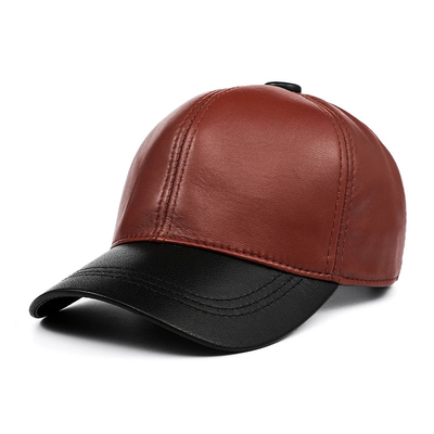 Constructed Front Panel 6 Panel Baseball Cap con sweatband di cotone e 6 occhiali