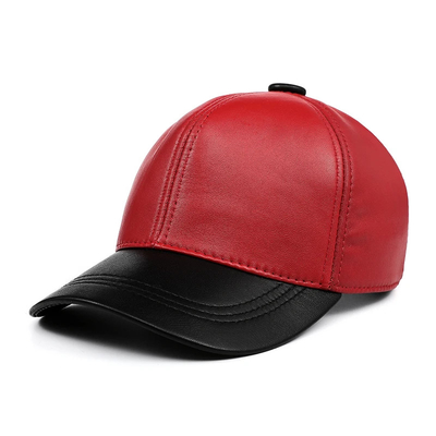 Constructed Front Panel 6 Panel Baseball Cap con sweatband di cotone e 6 occhiali