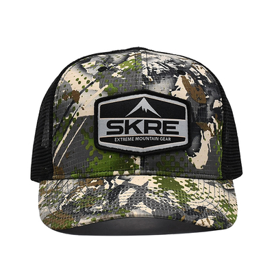 Logo personalizzato Retro reticolato Cappello da camionista all'ingrosso 6 pannelli Camuffamento Cappello da camionista personalizzato
