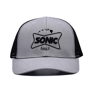Al dettaglio Cappello da camionista Snapback 6 Cappelli a maglia 3d ricamo Cappello da camionista personalizzato