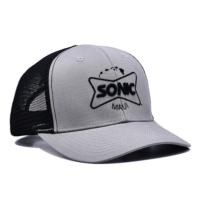 Al dettaglio Cappello da camionista Snapback 6 Cappelli a maglia 3d ricamo Cappello da camionista personalizzato