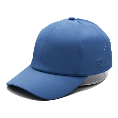 Wholesale Plain 6 Panel Lightweight Quick Dry Sports Baseball Cap Performance Laser Cut Hole Sport Papa' Hat