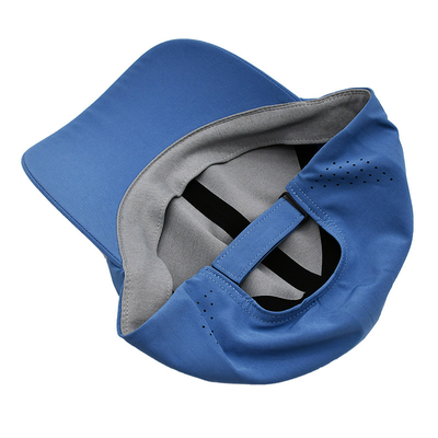 Wholesale Plain 6 Panel Lightweight Quick Dry Sports Baseball Cap Performance Laser Cut Hole Sport Papa' Hat