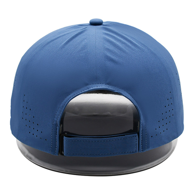 Wholesale Plain 6 Panel Lightweight Quick Dry Sports Baseball Cap Performance Laser Cut Hole Sport Papa' Hat