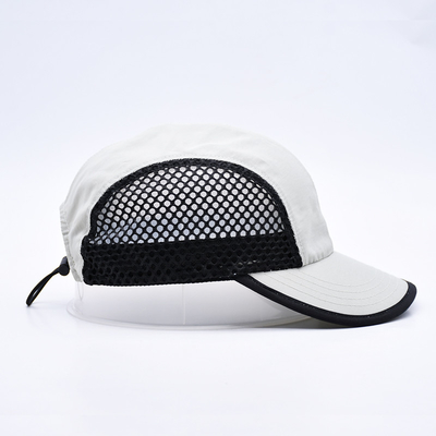 Oem Running Nylon Non strutturato Mesh Quick Drying Running Hat Soft Wholesale Running Cap