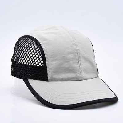 Oem Running Nylon Non strutturato Mesh Quick Drying Running Hat Soft Wholesale Running Cap
