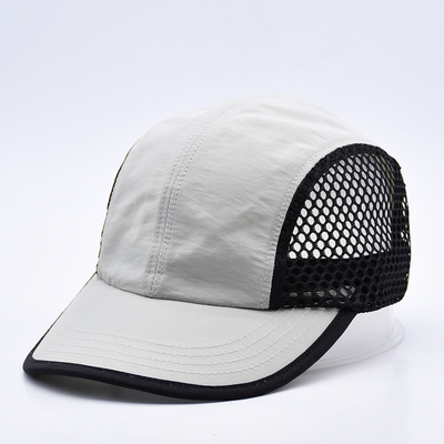 Oem Running Nylon Non strutturato Mesh Quick Drying Running Hat Soft Wholesale Running Cap
