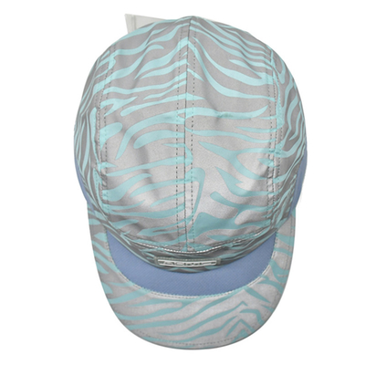 Cappello sportivo regolabile da baseball all'aperto leggero riflettente asciutto veloce 5 pannelli cappelli sportivi con schienale