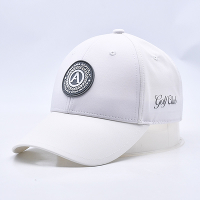 Logo riflettente personalizzato all'aria aperta Cappucci sportivi impermeabili a secco veloce Illuminazione 6 pannelli Cappello da golf per uomini