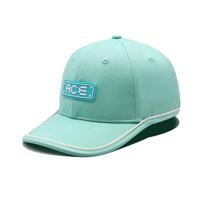 OEM Custom Ace Rubber Patch Pvc Logo Baseball Cap 6 Pannello Cappelli Sportivi Gorras