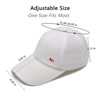 Cappello Ace Fabbricante Nuova tecnologia Nastro senza cuciture Stile Baseball Bianco Sport Cappelli da baseball