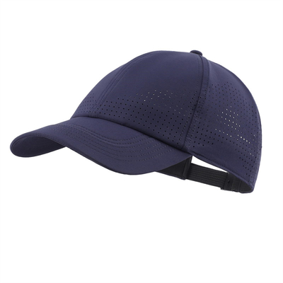 Ingrosso Custom 6 Panel Unisex Laser Perforato Impermeabile Baseball Golf Cap Hat Mesh Cappuccio Sport