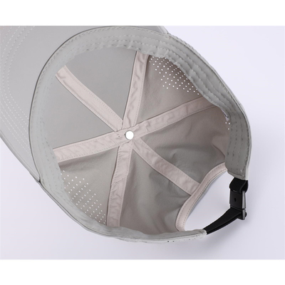 Ingrosso Custom 6 Panel Unisex Laser Perforato Impermeabile Baseball Golf Cap Hat Mesh Cappuccio Sport