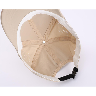 Ingrosso Custom 6 Panel Unisex Laser Perforato Impermeabile Baseball Golf Cap Hat Mesh Cappuccio Sport