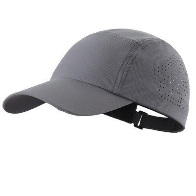 Cappello sportivo impermeabile a taglio laser perforato di alta qualità veloce asciutto cappello da baseball sportivo