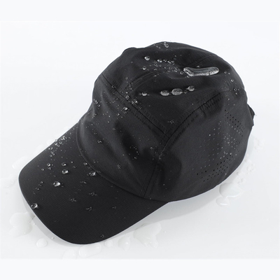 Cappello sportivo impermeabile a taglio laser perforato di alta qualità veloce asciutto cappello da baseball sportivo