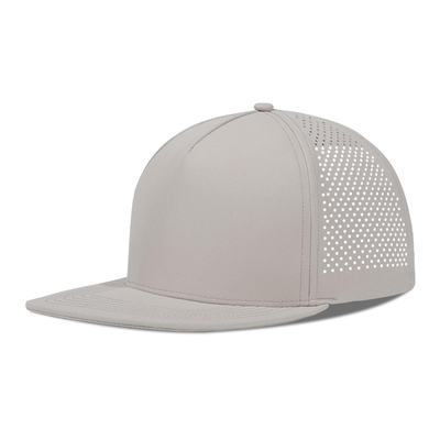Rapido asciutto laser Golf Performance Cappello Snapback Perforato Flat Brim Cap