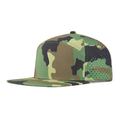 Cappello Snapback personalizzato Performance regolabile Laser Cut Hole Cappello Snapback perforato
