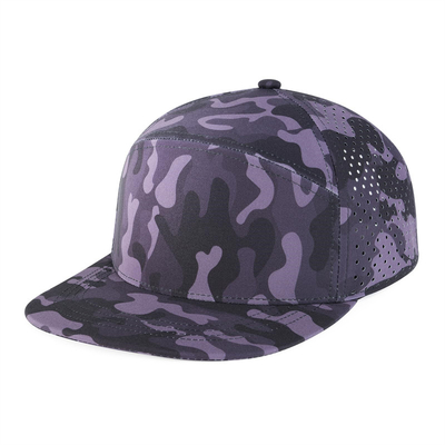 Cappello Snapback personalizzato Performance regolabile Laser Cut Hole Cappello Snapback perforato