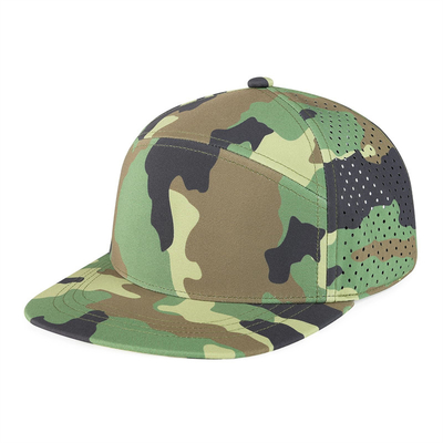 Cappello Snapback personalizzato Performance regolabile Laser Cut Hole Cappello Snapback perforato