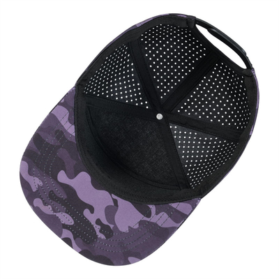 Cappello Snapback personalizzato Performance regolabile Laser Cut Hole Cappello Snapback perforato