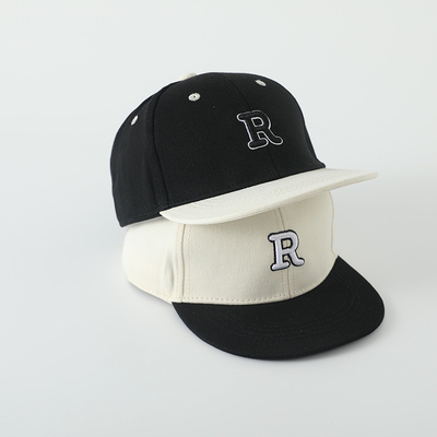 Alte qualità Bambini cotone Flat Brim Sport Cappello Letter ricamo Bambino Outdoor Snapback Cap