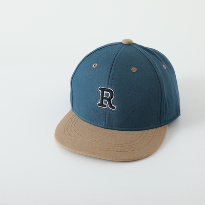 Alte qualità Bambini cotone Flat Brim Sport Cappello Letter ricamo Bambino Outdoor Snapback Cap