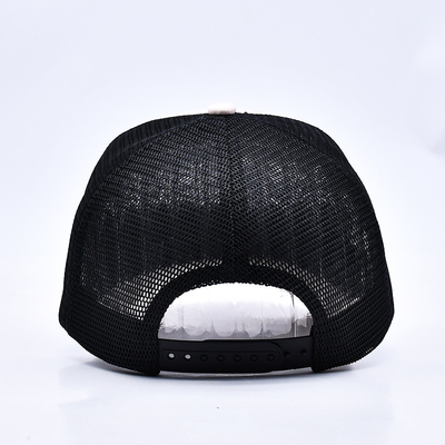 High Profile 3D ricamo corda trucker cappello logo personalizzato reticolato retro trucker cappello