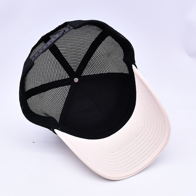 High Profile 3D ricamo corda trucker cappello logo personalizzato reticolato retro trucker cappello