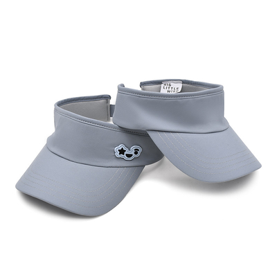 Estate all'aperto Corrente Cappuccio Visore Solare Custom Grigio Tennis Visore Cappuccio per Golf