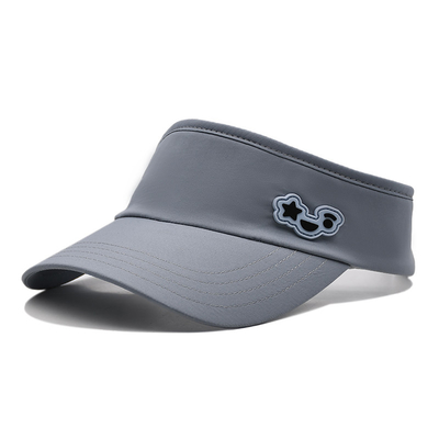 Estate all'aperto Corrente Cappuccio Visore Solare Custom Grigio Tennis Visore Cappuccio per Golf