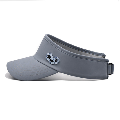 Estate all'aperto Corrente Cappuccio Visore Solare Custom Grigio Tennis Visore Cappuccio per Golf