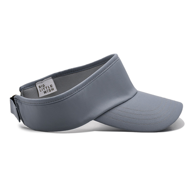Estate all'aperto Corrente Cappuccio Visore Solare Custom Grigio Tennis Visore Cappuccio per Golf