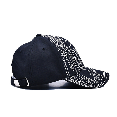 Al dettaglio Logo ricamato Cappelli da baseball classici Cappelli personalizzati Cappello da baseball da sport regolabile con chiusura posteriore in plastica