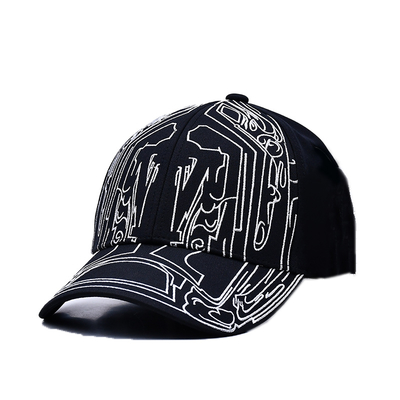 Al dettaglio Logo ricamato Cappelli da baseball classici Cappelli personalizzati Cappello da baseball da sport regolabile con chiusura posteriore in plastica