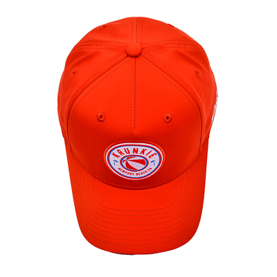 OEM Disegno personalizzato Il tuo logo in gomma Pvc 5 pannelli Uomini Donne Corrente Sport Gorras Cap Nylon Rosso Golf Baseball Cap