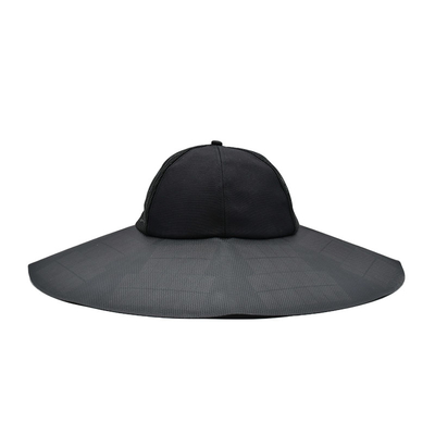 Nuovo cappello da sole con alimentazione solare per esterni, personalizzato, resistente ai raggi UV, portatile, ricaricabile, per campeggio, viaggi, pesca, alpinismo