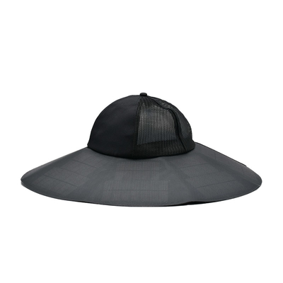 Nuovo cappello da sole con alimentazione solare per esterni, personalizzato, resistente ai raggi UV, portatile, ricaricabile, per campeggio, viaggi, pesca, alpinismo