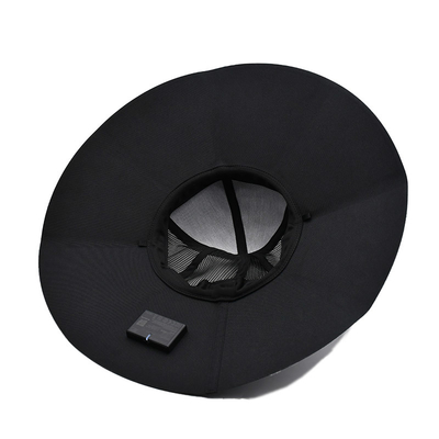 Nuovo cappello da sole con alimentazione solare per esterni, personalizzato, resistente ai raggi UV, portatile, ricaricabile, per campeggio, viaggi, pesca, alpinismo