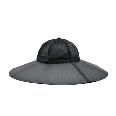 Nuovo cappello da sole con alimentazione solare per esterni, personalizzato, resistente ai raggi UV, portatile, ricaricabile, per campeggio, viaggi, pesca, alpinismo