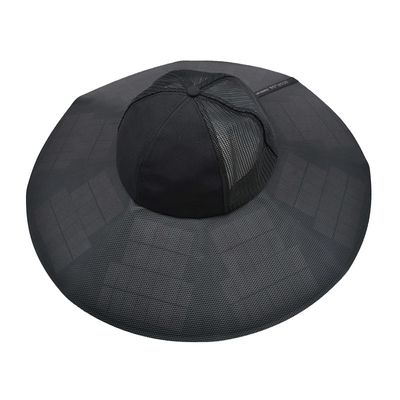 Nuovo cappello da sole con alimentazione solare per esterni, personalizzato, resistente ai raggi UV, portatile, ricaricabile, per campeggio, viaggi, pesca, alpinismo