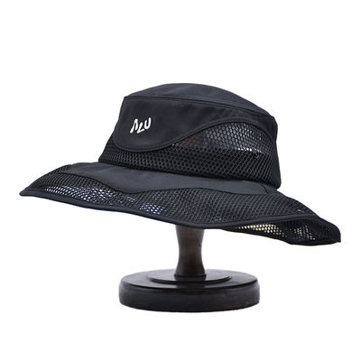 Cappelli da pescatore con visiera ampia, da immersione, a secchiello, parasole, stampati e ricamati su misura di alta qualità