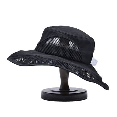 Cappelli da pescatore con visiera ampia, da immersione, a secchiello, parasole, stampati e ricamati su misura di alta qualità