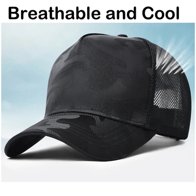 Cappello da baseball semplice di grandi dimensioni per uomini donne Custom Design Trucker Mesh Cappello per grande grande testa di moda per lo sport Casual Scena