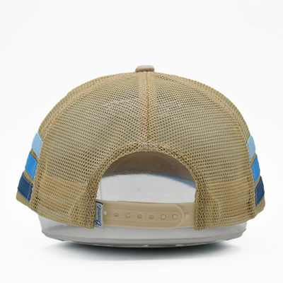 Cappuccio per camionista australiano di alta qualità 100% cotone con strisce laterale Logo ricamato Disegna il tuo cappello per camion in stile unico